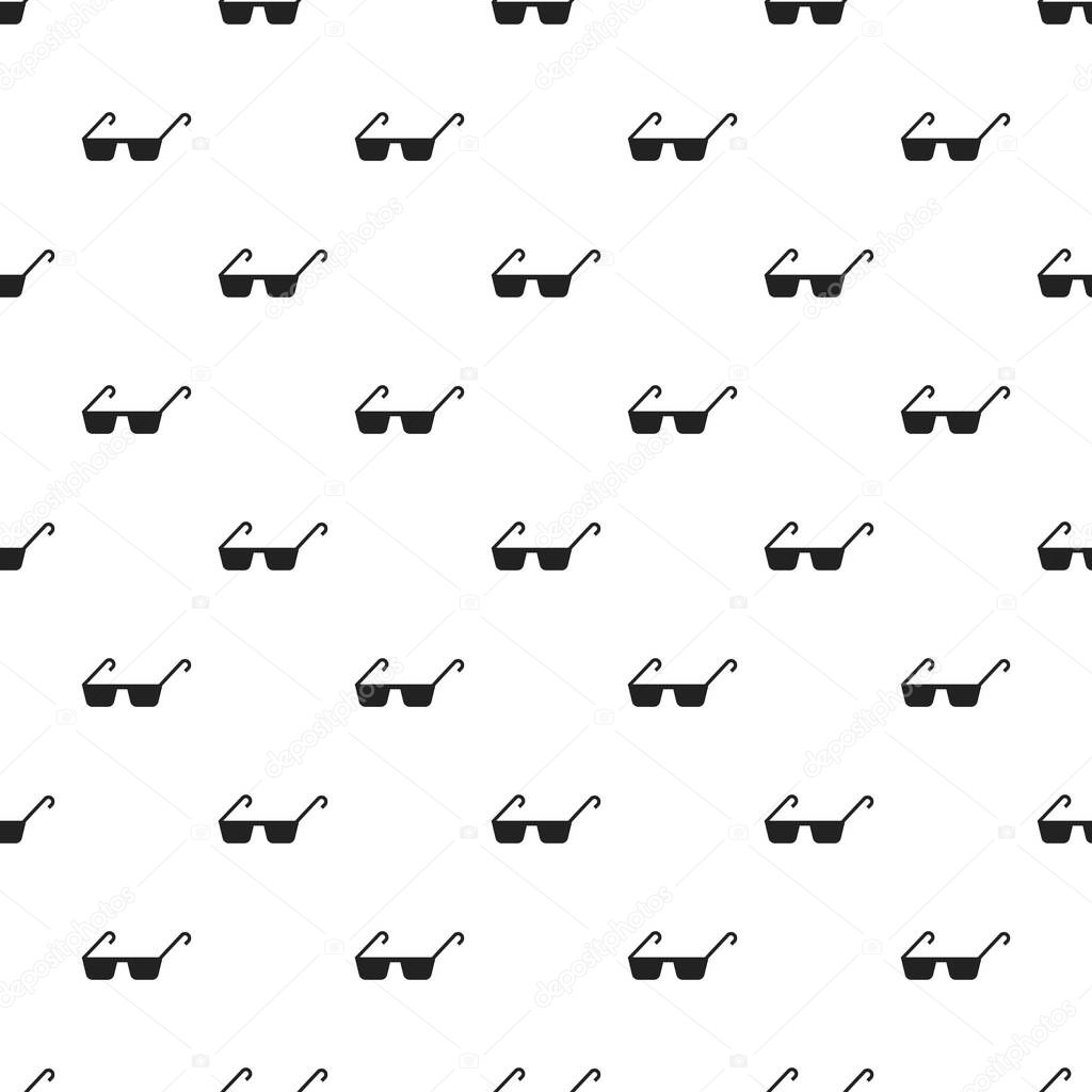 Polycarbonate glasses pattern seamless vector