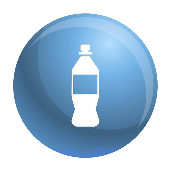 Ícone de garrafa de plástico, estilo simples — Vetor de Stock