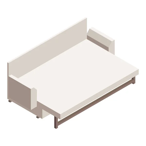 Haus Schlaf Sofa-Symbol, isometrischer Stil — Stockvektor