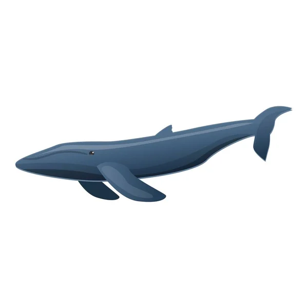 Sei whale icon, cartoon style — Stock Vector