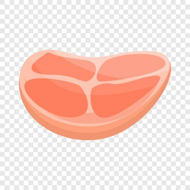 Beef steak icon, cartoon style vector Beef steak icon, cartoon style vector