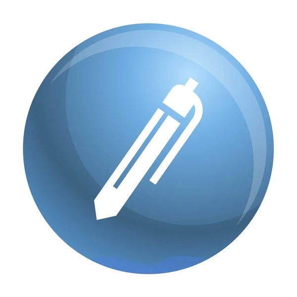 Pictogram Office pen, eenvoudige stijl — Stockvector