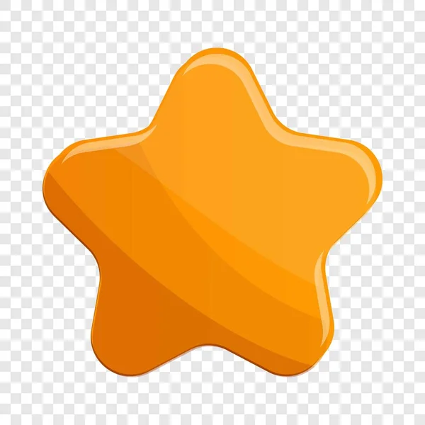 Star icona biscotto, stile cartone animato — Vettoriale Stock