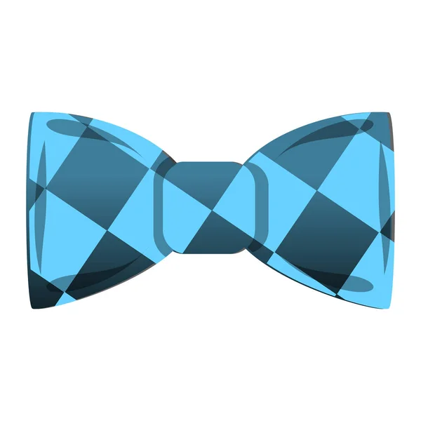 Icono de corbata azul, estilo de dibujos animados — Vector de stock