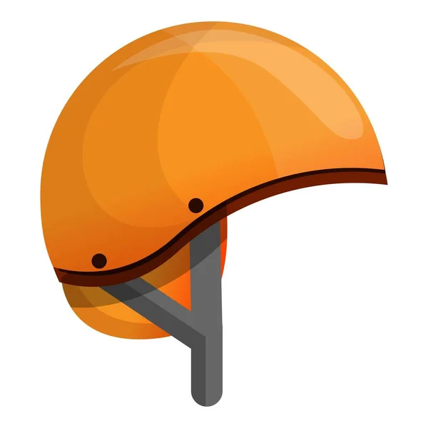 Ski helmet icon, cartoon style — Stock Vector