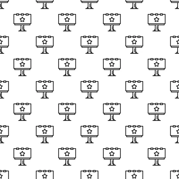 ビルボード パターン シームレスなベクトル — ストックベクタ