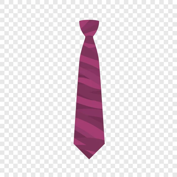 Icono de corbata rosa, estilo plano — Vector de stock