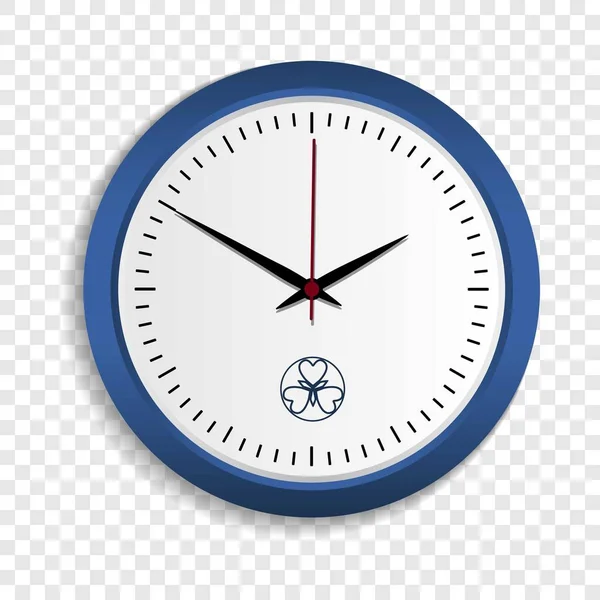 Icono de reloj de pared, estilo realista — Vector de stock