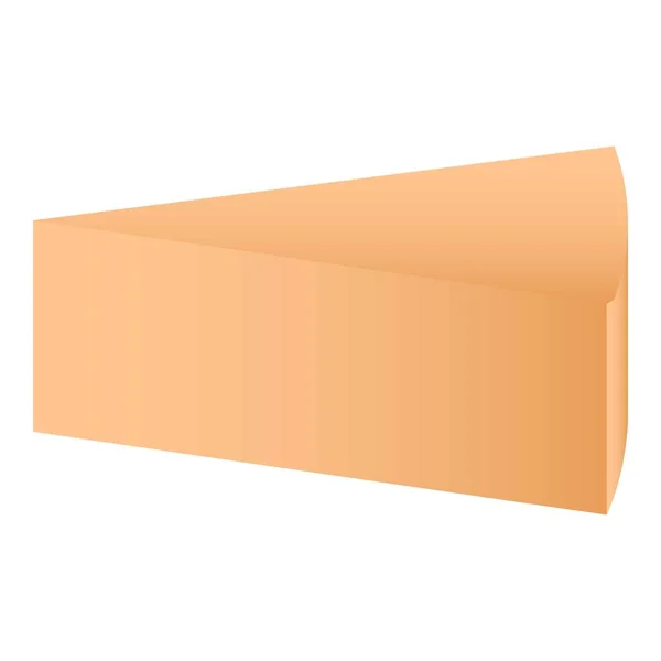 Käse-Ikone, isometrischer Stil — Stockvektor
