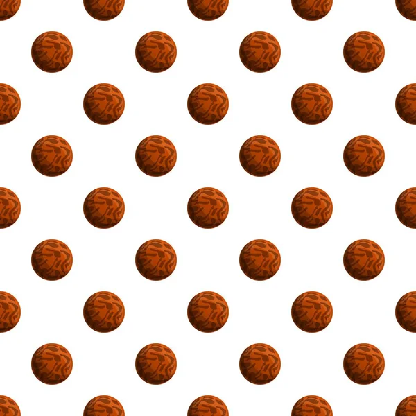 巧克力午餐饼干模式无缝向量 — 图库矢量图片