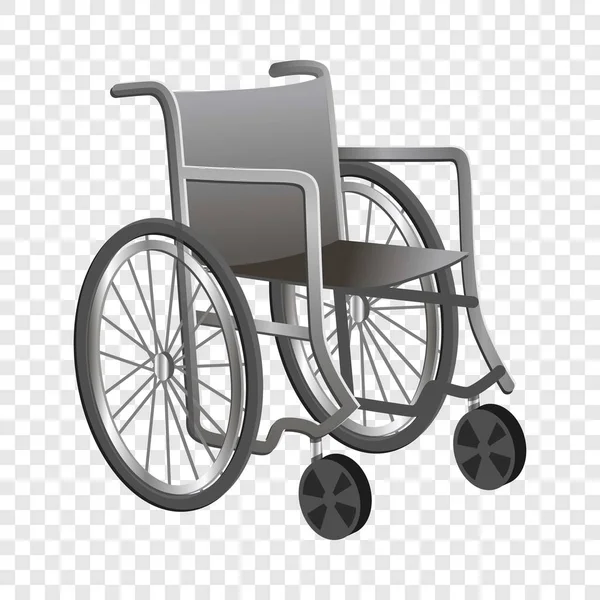 Icona sedia a rotelle, stile cartone animato — Vettoriale Stock