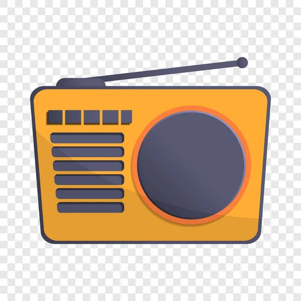 Icône antenne radio, style dessin animé — Image vectorielle