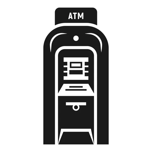 Ikona bankomatu, prosty styl — Wektor stockowy