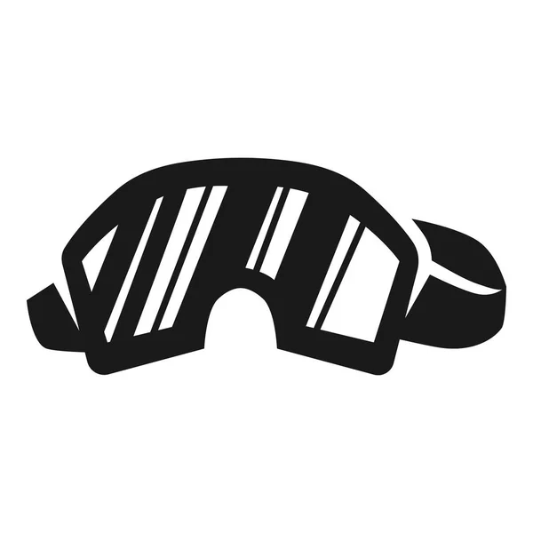Icono de máscara de esquí, estilo simple — Vector de stock