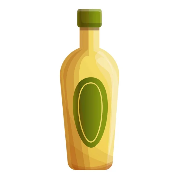 龙舌兰酒瓶图标，卡通风格 — 图库矢量图片