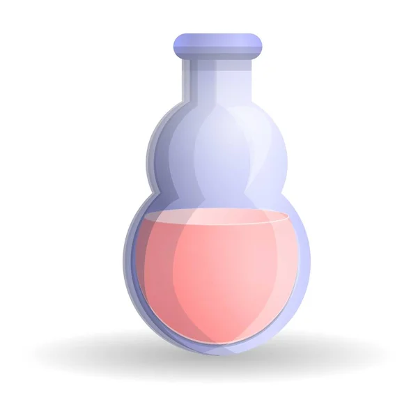 Rode potion pictogram, cartoon stijl — Stockvector