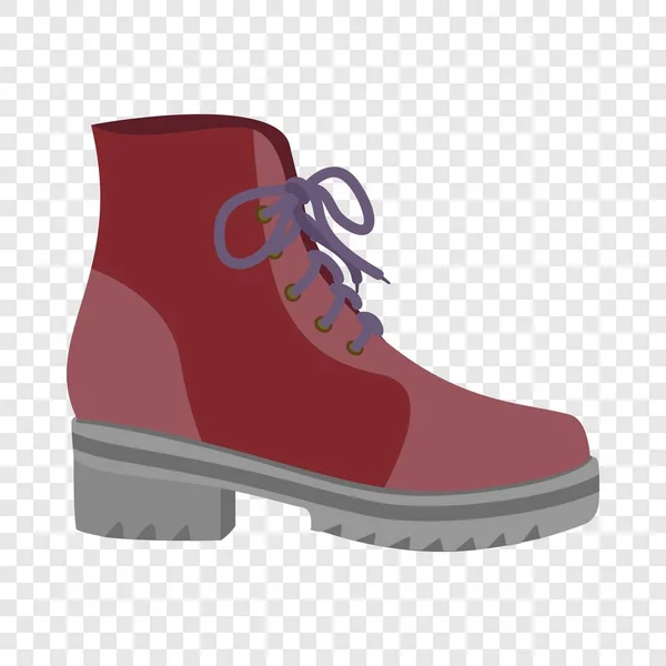 Röd sko modeikon, platt stil — Stock vektor
