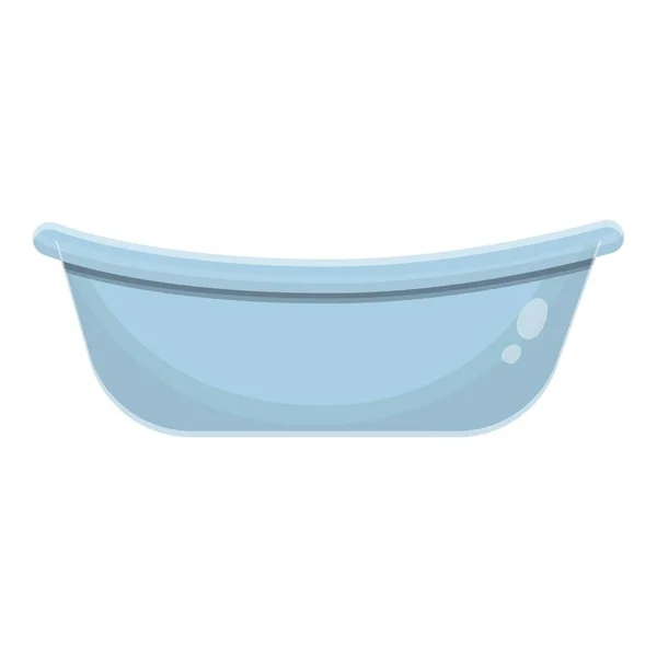 Kid bathtub icon, cartoon style — Stock Vector