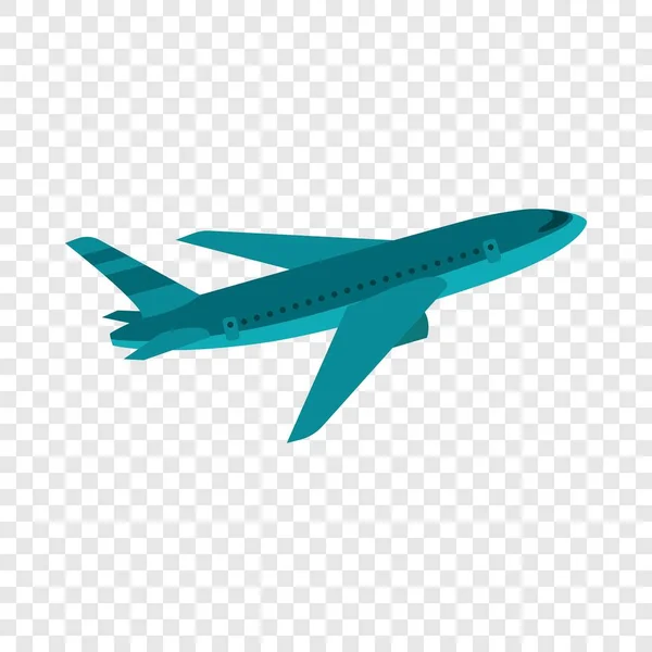 Icono de avión volador, estilo plano — Archivo Imágenes Vectoriales