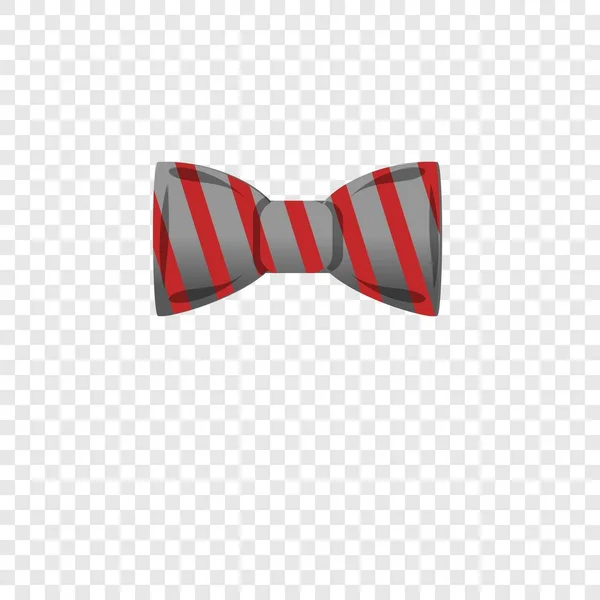 Icono de corbata a rayas, estilo de dibujos animados — Vector de stock