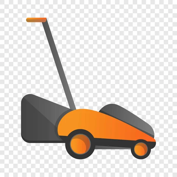 Electric grass cutter icon, cartoon style — Stock Vector