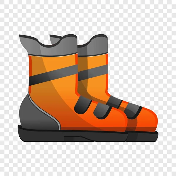 Ski boots icon, cartoon style — Stock Vector