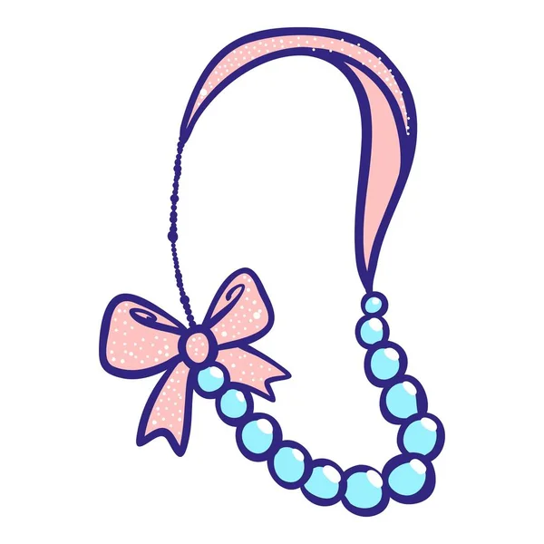 Icono de pulsera de cinta, estilo dibujado a mano — Vector de stock