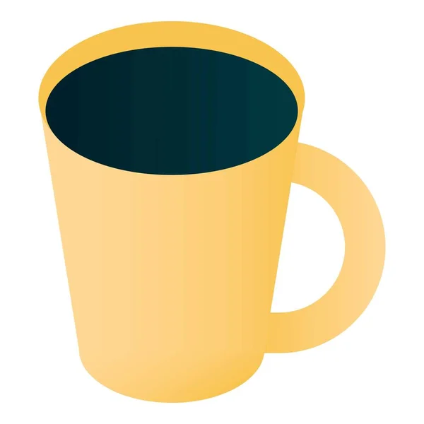 Εικονίδιο κούπα καφέ, ισομετρικό στυλ — Διανυσματικό Αρχείο