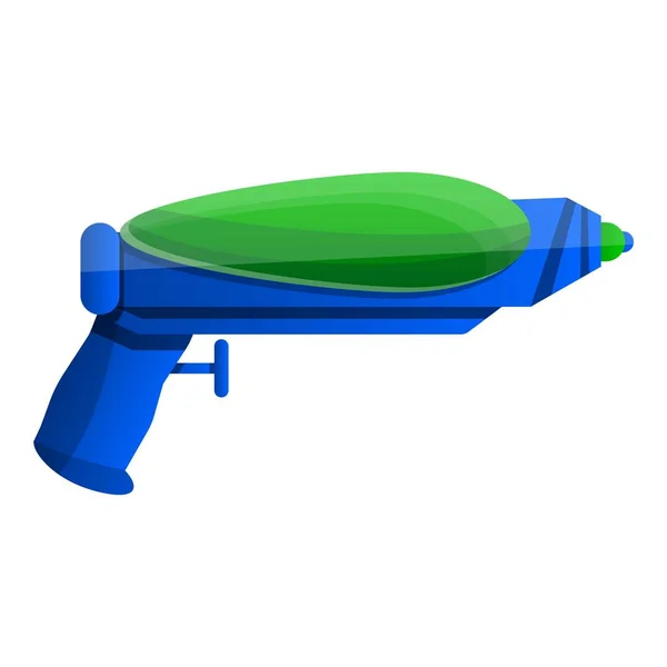 Squirt gun icon, cartoon style — Stock Vector