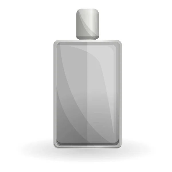 Сірий значок пляшки запаху, мультиплікаційний стиль — стоковий вектор