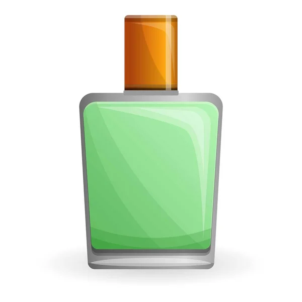 Зелена піктограма аромату, мультиплікаційний стиль — стоковий вектор