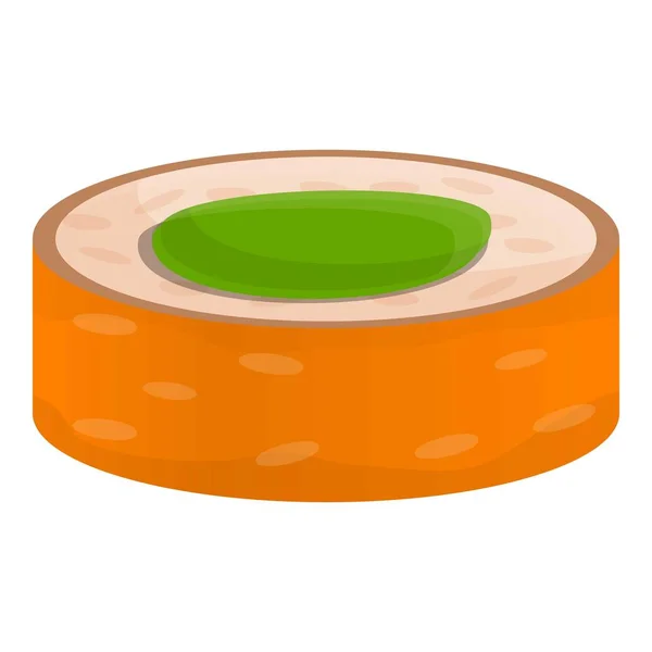 Icône de sushi Tempura, style dessin animé — Image vectorielle