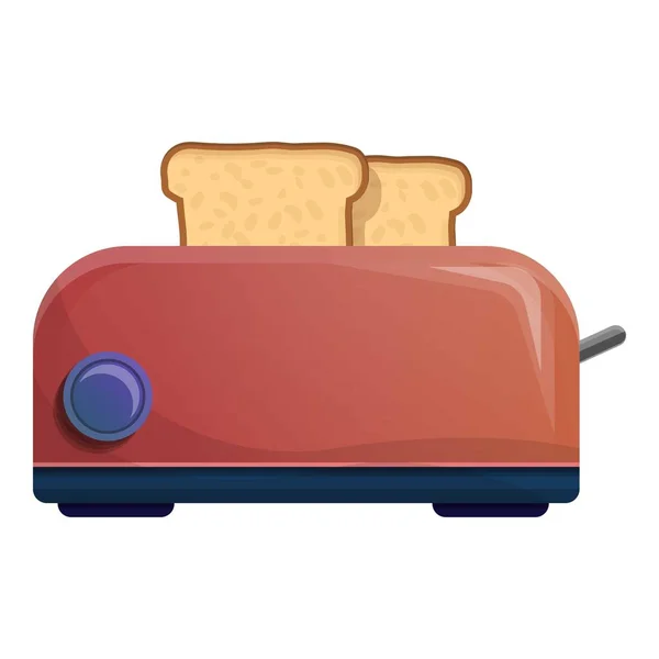 Pan tostadora icono, estilo de dibujos animados — Archivo Imágenes Vectoriales