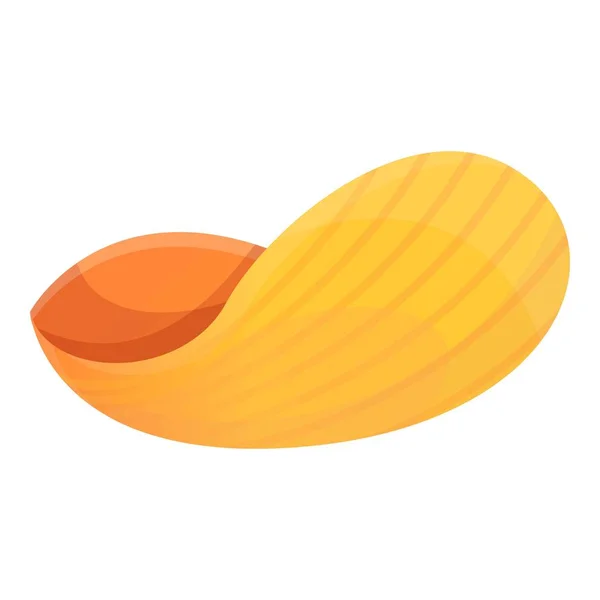 Sabroso icono de chips, estilo de dibujos animados — Vector de stock