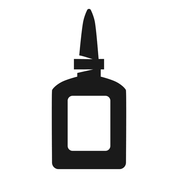 Kleju butelka ikona, prosty styl — Wektor stockowy