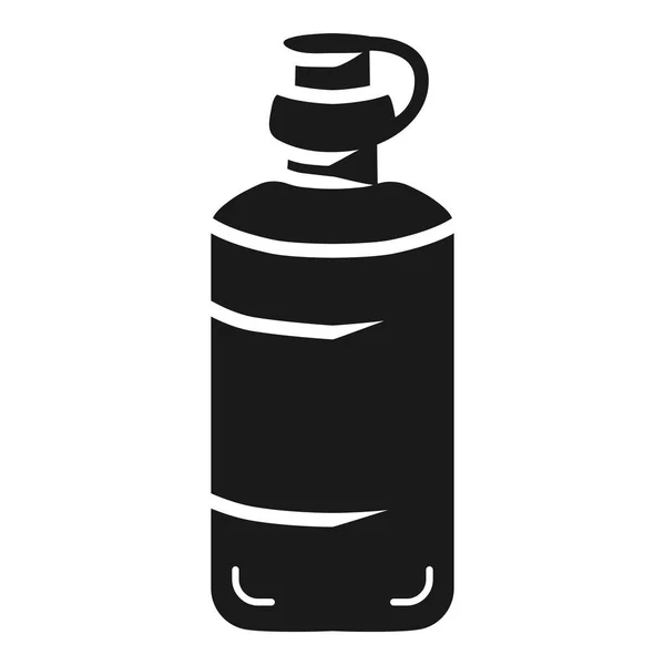 Stor flaska lim ikon, enkel stil — Stock vektor