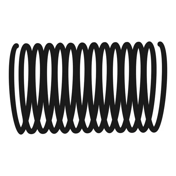 Icône spirale d'induction, style simple — Image vectorielle