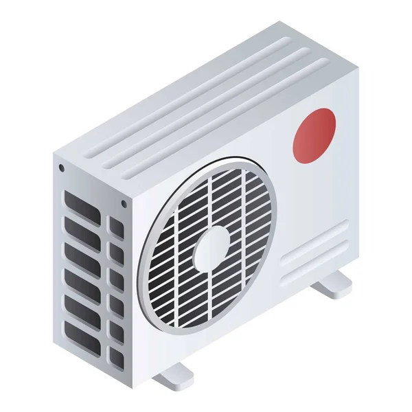 Icona Split climatizzatore, stile isometrico — Vettoriale Stock