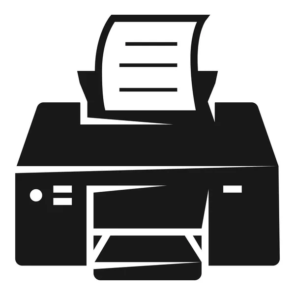 Icono de impresora de impresión, estilo simple — Vector de stock