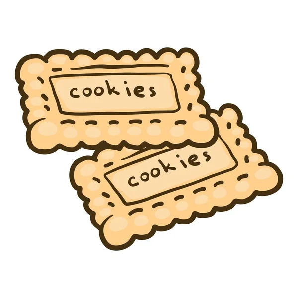 Cookie 图标, 手绘样式 — 图库矢量图片