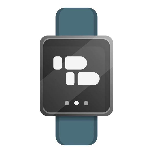 Smart-Watch-Ikone im Cartoon-Stil — Stockvektor