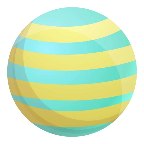 Piscina bola de natación icono, estilo de dibujos animados — Vector de stock