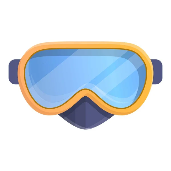 Underwater mask ikon, tecknad stil — Stock vektor