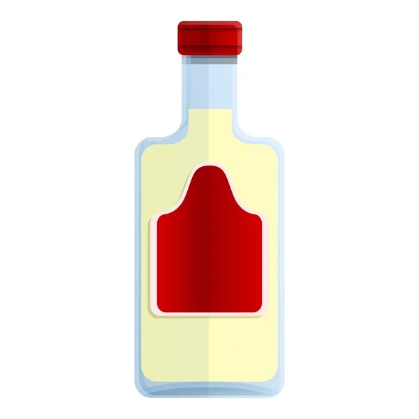 Tequila bottle icon, cartoon style — Stock Vector