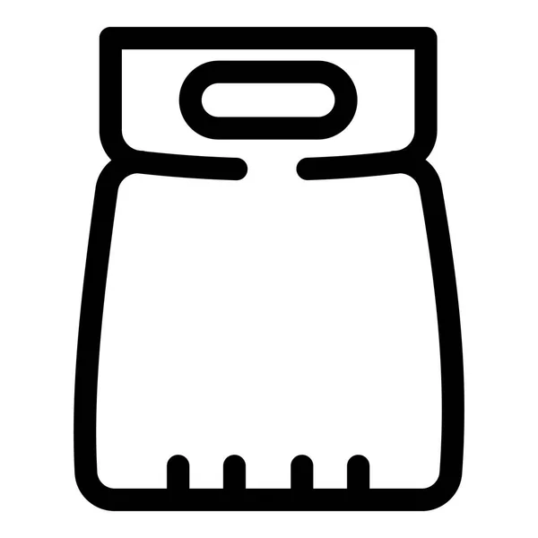 Máquina de lavar detergente ícone, estilo esboço — Vetor de Stock