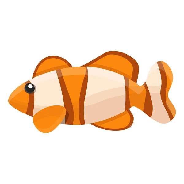 Australian exotic fish icon, cartoon style — Stock Vector