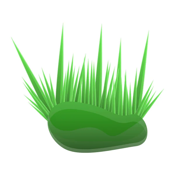 Aquarium grass icon, cartoon style — Stock Vector