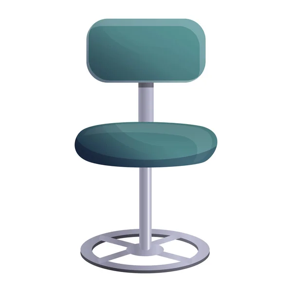 Icono de silla de escritorio de menta, estilo de dibujos animados — Vector de stock
