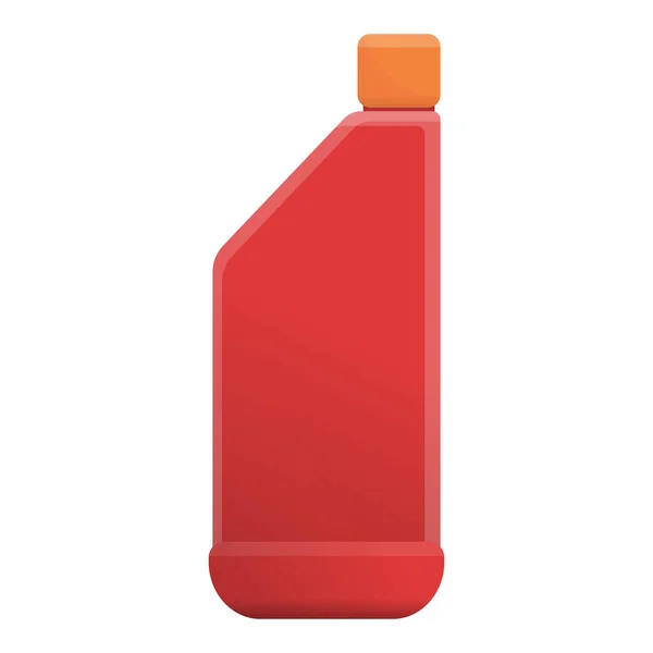Plastikreiniger Flasche Symbol, Cartoon-Stil — Stockvektor