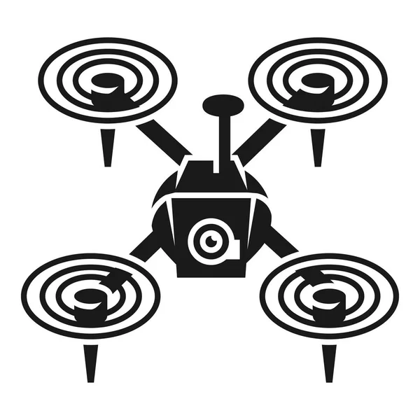 Quadrocopter-Symbol, einfacher Stil — Stockvektor